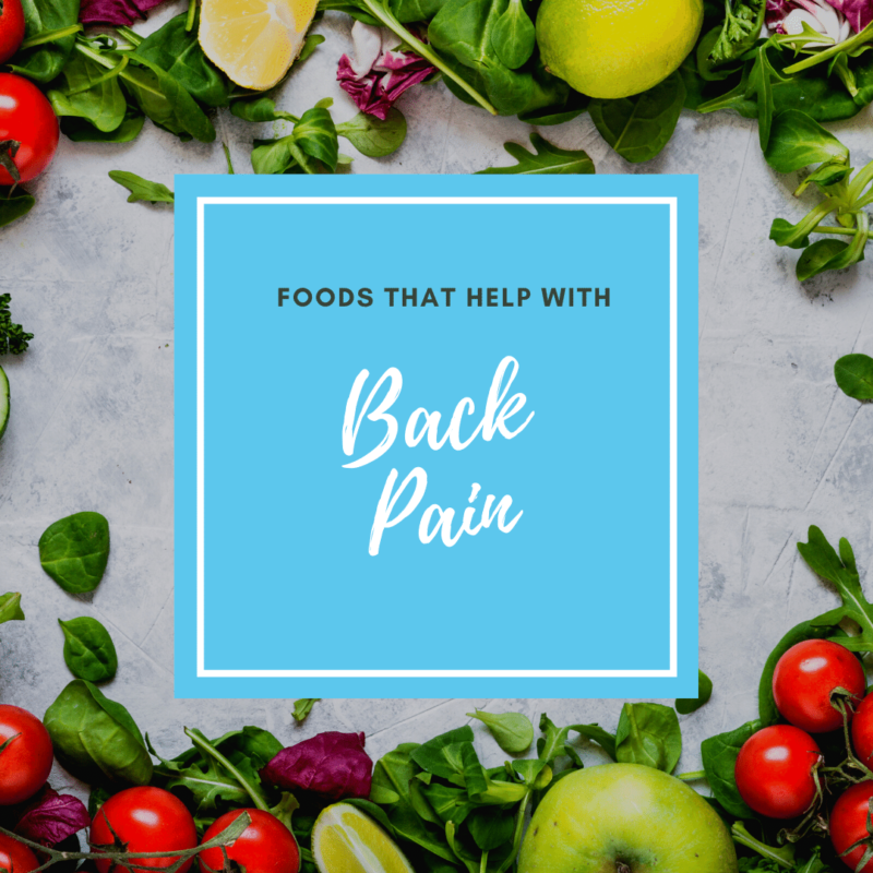 Foods that help with back pain