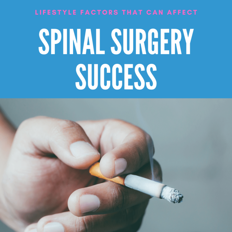 Lifestyle Factors that can affect spinal surgery success