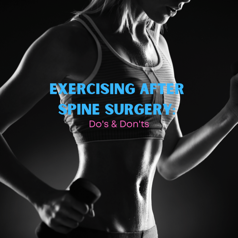 Exercising After Spine Surgery