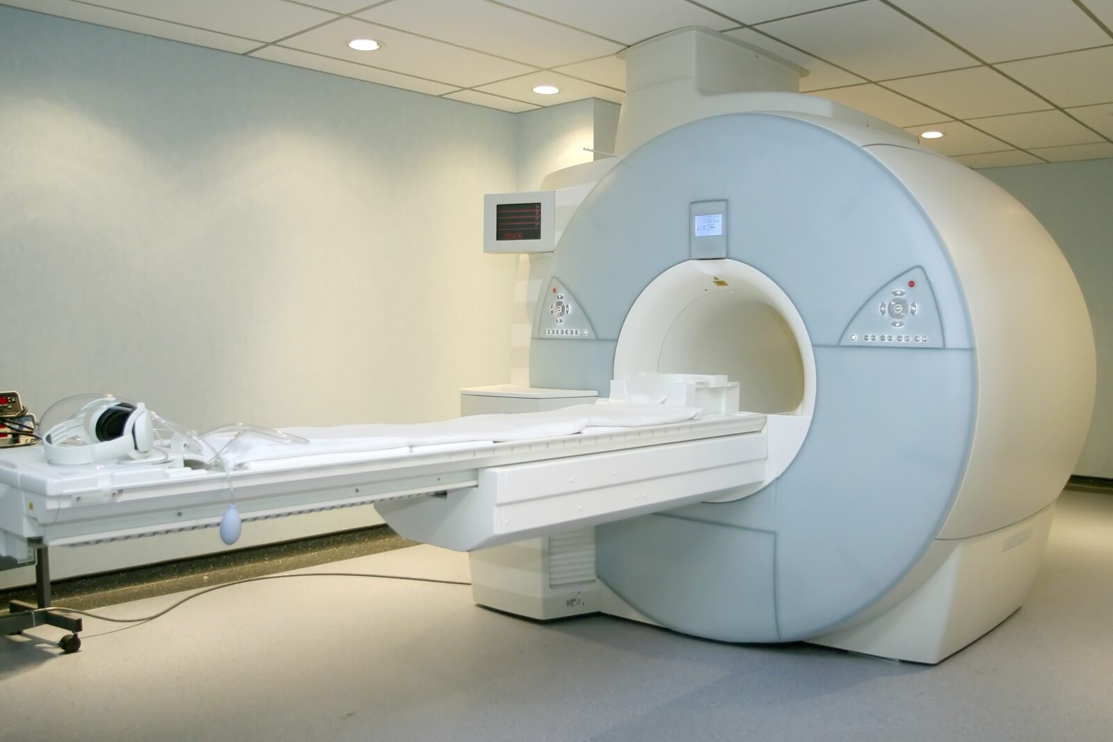 A sophisticated MRI Scanner at hospital.
